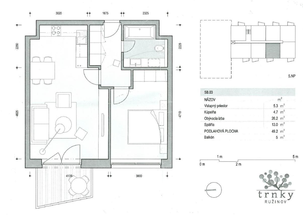 Air-Conditioned, 2 Room Apartment With Terrace บราติสลาวา ภายนอก รูปภาพ